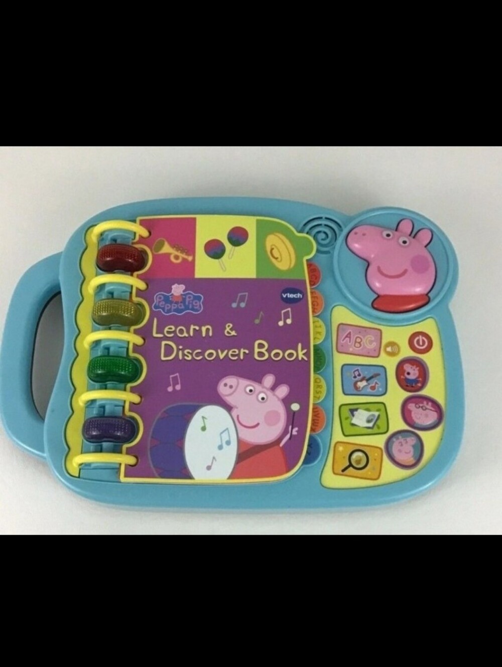 VTech Peppa Pig Learn & Discover Book Educational Teaching Tool Letters Toy